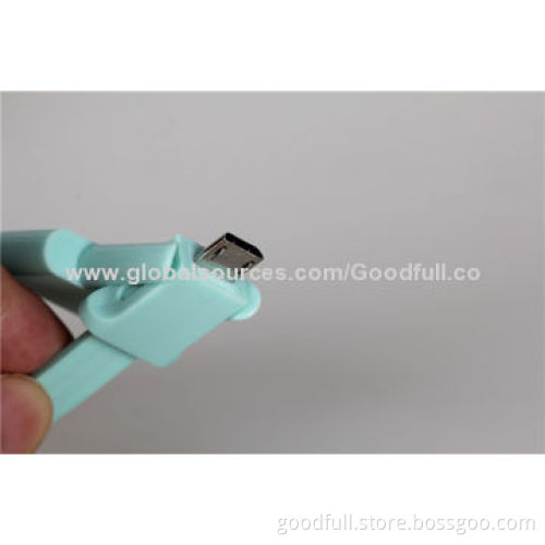 Wholesale 3-in-1 USB Cable for Mini Micro iPhone 4, with 100cm Length, Various Colors Available